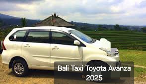 Bali Taxi service toyota avanza 6 seaters 2025