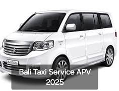 Bali Taxi Service Suzuki Apv 6 Seaters 2025
