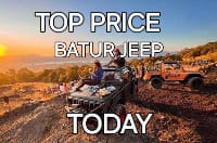 Reliable Mount Batur jeep Price- Sunrise & Black lava Tour