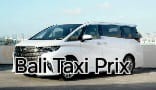 Bali Taxi Prix 2026-Tarif et coût du taxi-Balitour Direkt